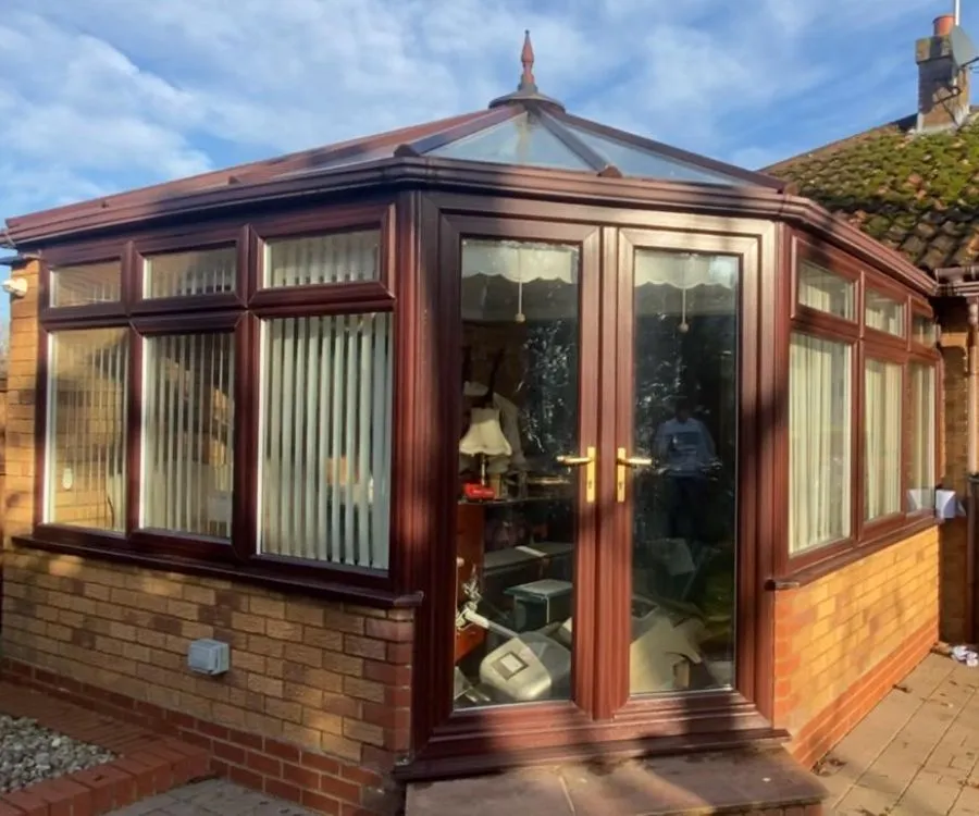 UPVC before spraying