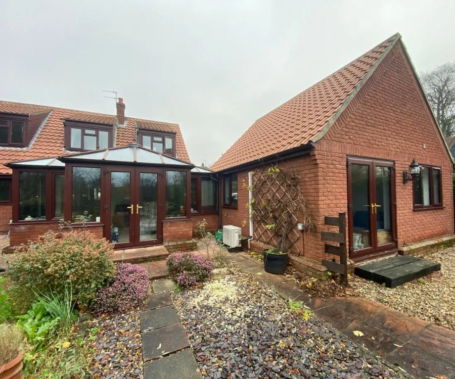 UPVC before spraying